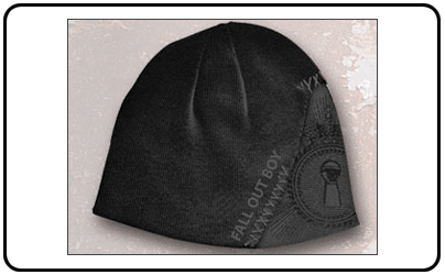 Fall Out Boy - Black Print & Embroidered