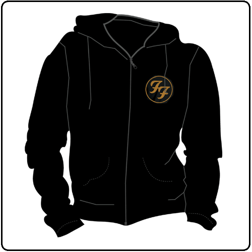 Foo Fighters - Gold Logo (Zip)