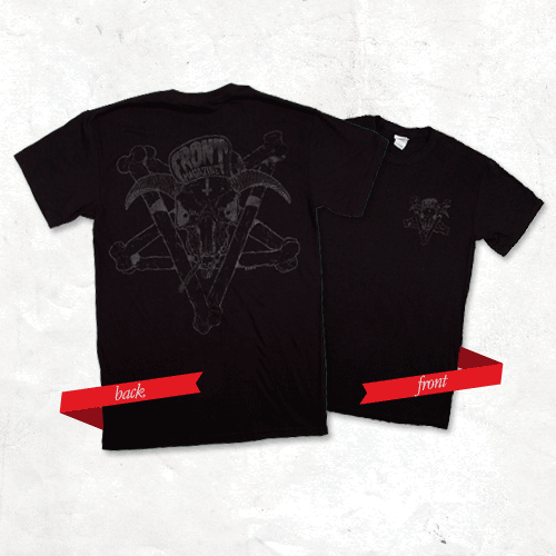 Front Magazine - Pentagram T-shirt (Black on Black)