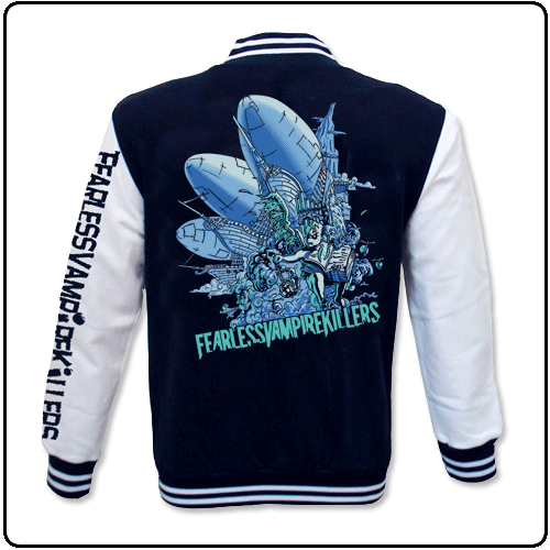 Fearless Vampire Killers - Dirigibles (Navy Varsity Jacket) - Web-store Exclusive