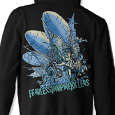 Fearless Vampire Killers : Dirigibles (Black - Zipped Hoodie)
