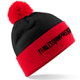 Fearless Vampire Killers : Militia - Bobble Hat (Red + Black)