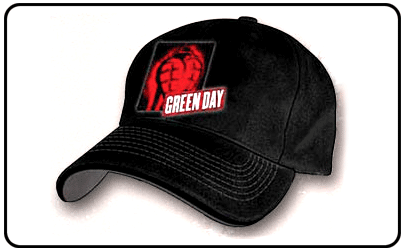 Green Day - Large Grenade Logo Black Flex