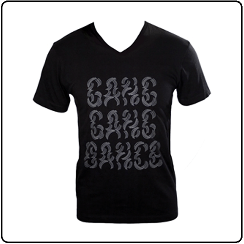 Gang Gang Dance - Organic V-Neck Heather Black