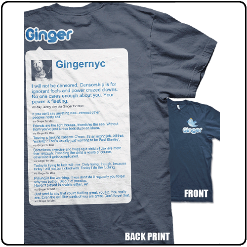 Ginger - Tweets (indigo)