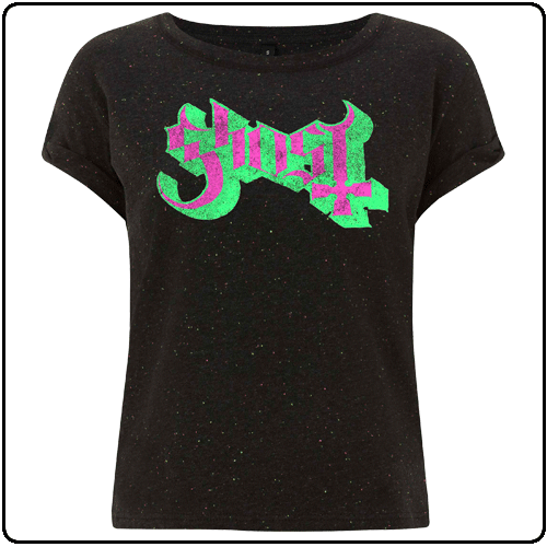Ghost - Vintage Logo (Black) (Girls)