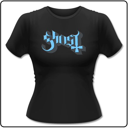 Ghost - Blue Logo - Black (Girls)