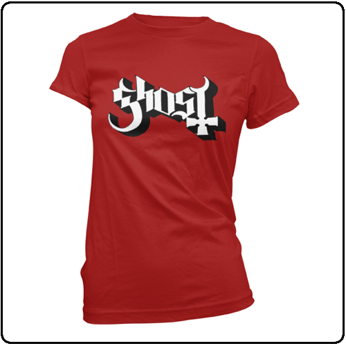Ghost - Red Tee (Womens Fitted)