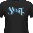 Ghost : Blue Logo - Black (Mens)