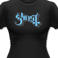 Ghost : Blue Logo - Black (Girls)