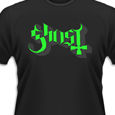 Ghost : Green Logo - Black (Mens)