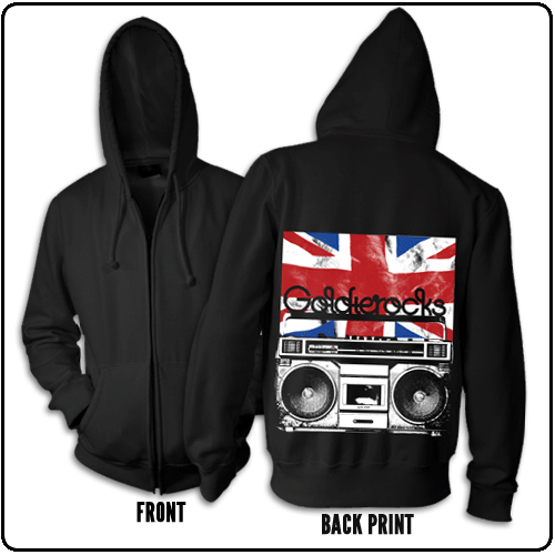 Goldierocks - Ghetto Flag - Black (Zipped)