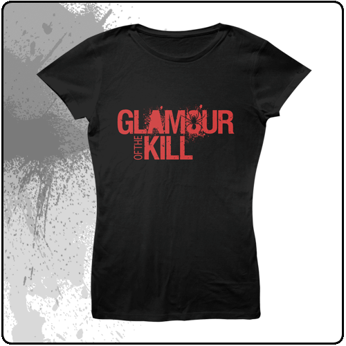 Glamour Of The Kill - Red Logo (Womens Black)
