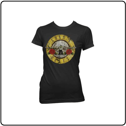 Guns N Roses - Distressed Bullet (Women's)