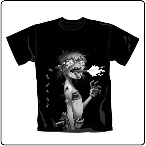 Gorillaz - Cyborg (Black)