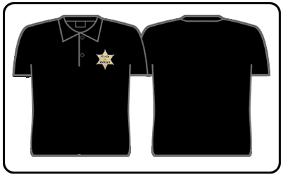Go West - Sheriff Polo (Black)