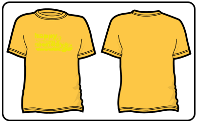 Happy Mondays - New Logo (Yellow)