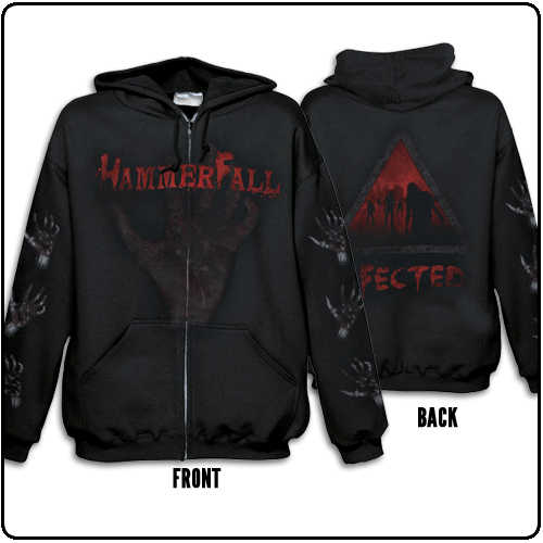 Hammerfall - Infected (Zipped Hoodie)