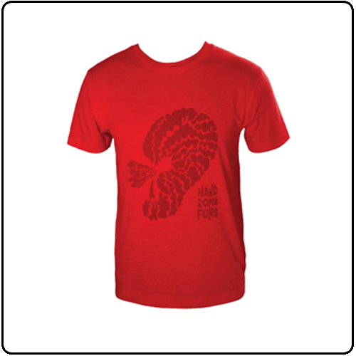 Handsome Furs - Organic Crew Neck Red
