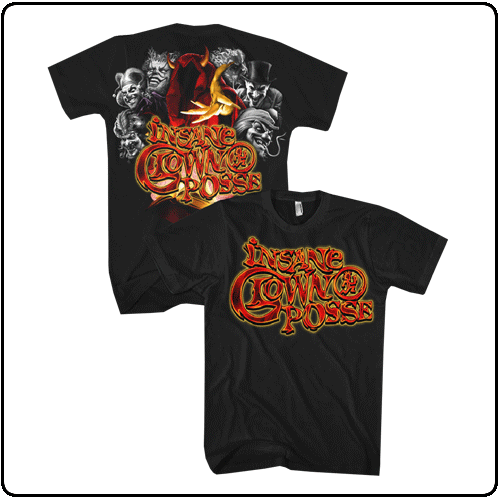 Insane Clown Posse - Black Logo with Icons