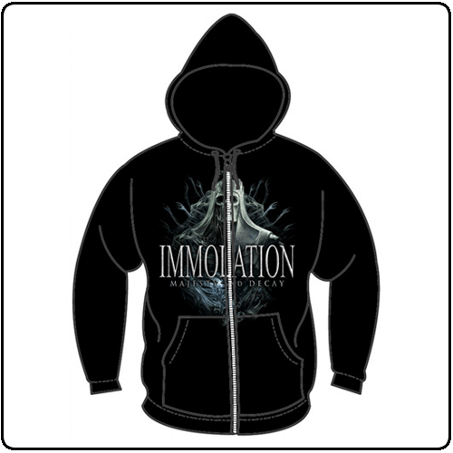 Immolation - Majesty and Decay Zipped Hoodie