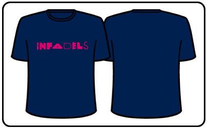 Infadels - Logo (Navy)
