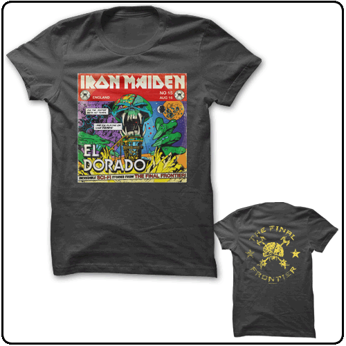 Iron Maiden - El Dorado -Charcoal (SALE PRICE)