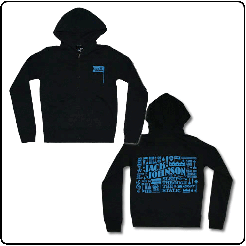 Jack Johnson - Black Canham Hoodie (Womens)