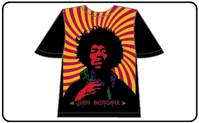 Jimi Hendrix - Swirl Big Print