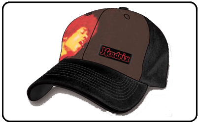 Jimi Hendrix - Black Print Flex Cap