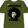 Jimi Hendrix : Green Close Up