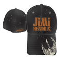 Jimi Hendrix : Black FF Cap Logo & Winged Guitar