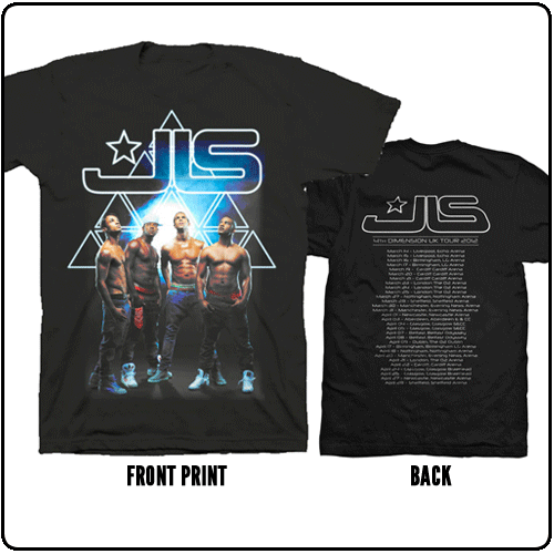 JLS - Fourth Dimension Tour 2012 - Bodies (Tour Dates On Back)