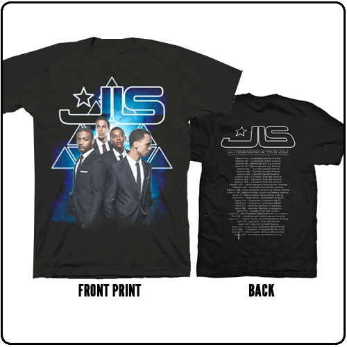 JLS - Fourth Dimension Tour - Suits (Tour Dates On Back)