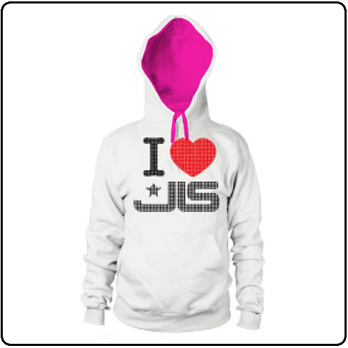 JLS - BRAND NEW Diamonte - White and Pink (Pull Over)