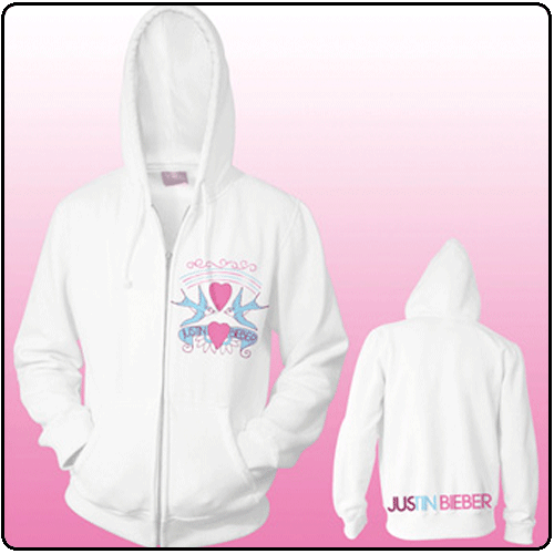 Justin Bieber - Love Birds Junior Zip Hood