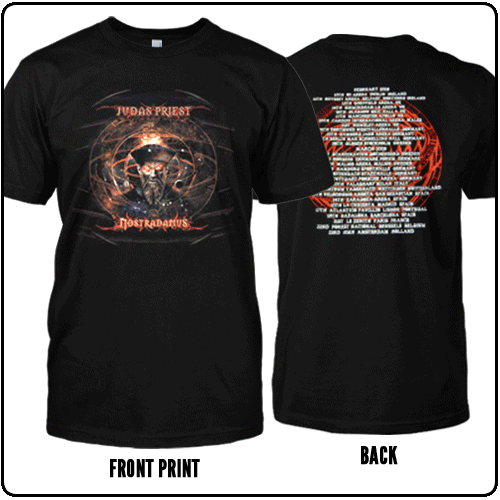 Judas Priest - Nostradamus February 2009 Tour Shirt (SALE PRICE)