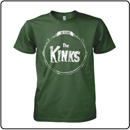 The Kinks - Drum Logo (Green)
