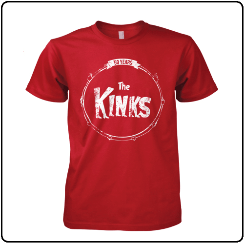 The Kinks - Drum Logo (Red)