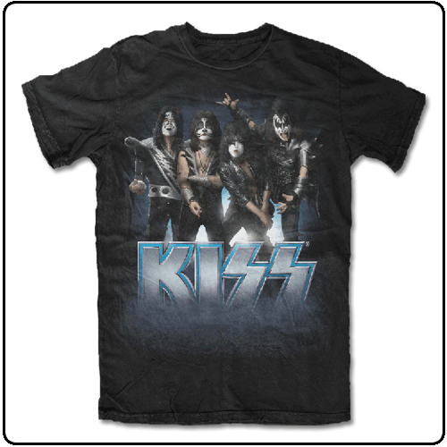 Kiss - Blue Logo