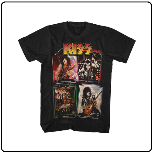 Kiss - Black Playing Cards (XXL Only)