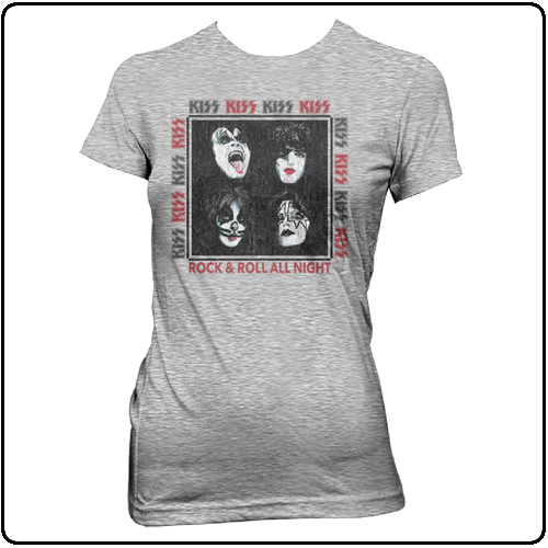 Kiss - Heather Grey Rock and Roll All Night