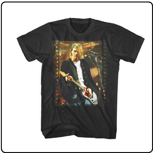 Kurt Cobain - Black Film Strip Photo