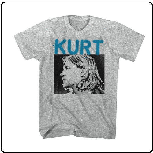 Kurt Cobain - Heather grey Side Photo