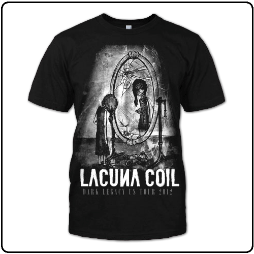 Lacuna Coil - Mirrors US Tour Tee 2012
