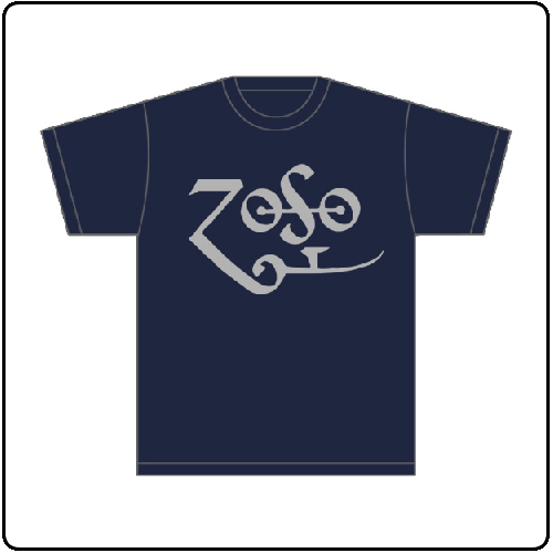 Led Zeppelin - Jimmy Page - Silver Zoso Logo