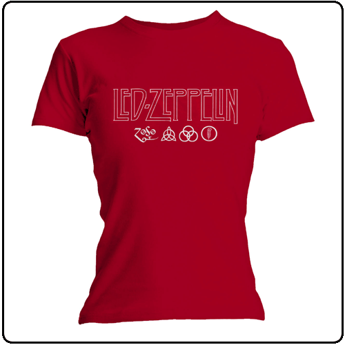 Led Zeppelin - Symbols - Red (Skinny)