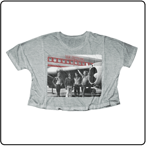 Led Zeppelin - Plane - Ladies Double Boyfriend