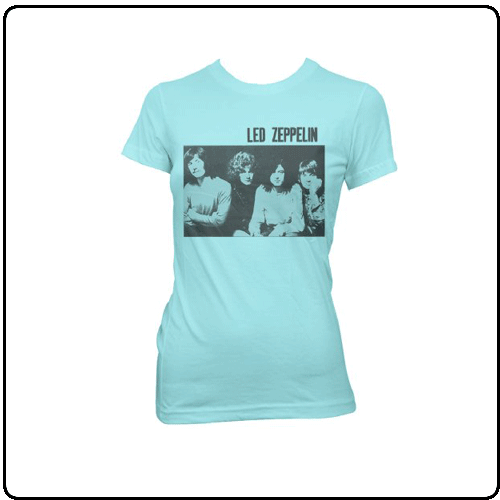 Led Zeppelin - Cancun Block Photo Jr Tissue T