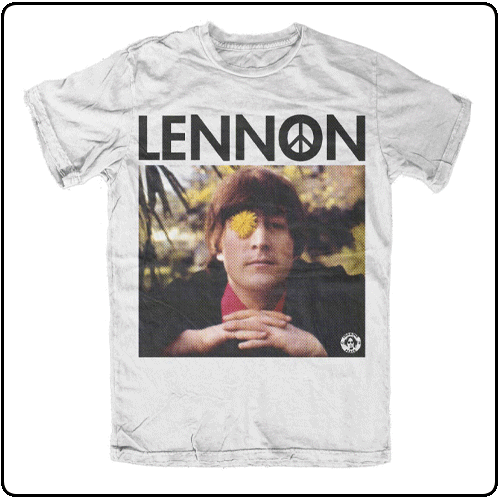 John Lennon - Flower Eye - White